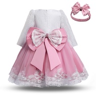 Infant Girls Birthday Dress For Toddlers Christmas Baby Girl Baptism Dresses 1 2 Years Old Birthday