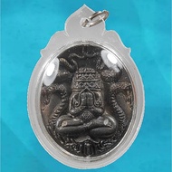 REAL PHRA PIDTA PHANGPHRAKAN & HANUMAN POWERFUL PROTECT INVULNERABLE WEALTH FETCHING RARE OLD THAI B