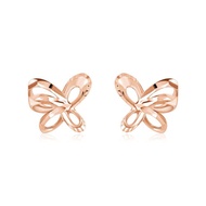 SK Jewellery Aflutter 14K Rose Gold Loca Earrings