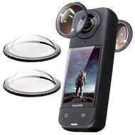 Insta360 X5 対応 レンズカバー キャップ レンズガード アクセサリー Insta360 X5 専用 保護ケース 保護レンズ 曇り止め・傷防止