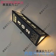 Triangle Hotel House Number Triangle led Lighted Room Luxury Luminous Number Luminous Club LED House