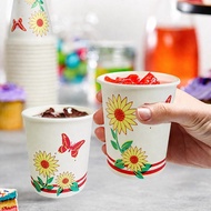 Sunflower Disposable Paper Cups – 7oz & 9oz Beverage Cups (20pcs per Pack)