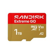 Extreme GO microSD UHS-I 1TB 240MB/R 160MB/W 記憶卡 (SDSQXGN-1T00-GN6MN)