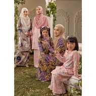 Luvla Raya 2023 💜 Kurung Pahang Laura 8.0 (2)| Baju Kurung Sedondon Ibu dan Anak / Kurung Plus Size | Iron-less Kurung /