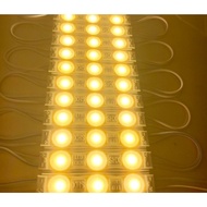 {Combo 10 vỉ} Đèn led dán 3 mắt 12V chống nước (vỉ 20 thanh) led hắt 3 mắtcó keo dán sẵn 3M dùng tr