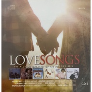 CD Love Songs The All Time Greatest Of The 60's 70’s 80’s  (CD-R)