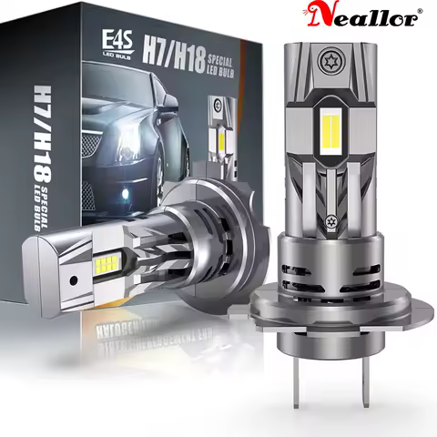 2x H7 Led Canbus No Error Headlights White Lights Diode Bulb 12v Powerful Car Driving Running Lamp F