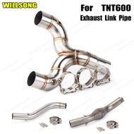 Motorcycle Exhaust link pipe For Benelli TNT 600