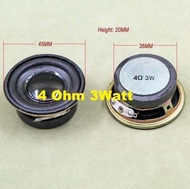 Black Akustik Speaker 3W 4Ohm 40Mm External Magnetic 36Mm High Quality