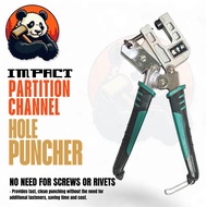 🐼 𝐇𝐄𝐀𝐕𝐘 𝐃𝐔𝐓𝐘 Partition Steel Channel Hole Puncher Stud Plier Join C Channel Iron Keel Plier C-channe