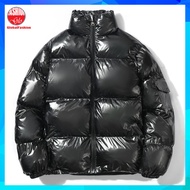Winter Jacket Men Baju Sejuk Jaket Lelaki Tebal Stand Collar Lightweight Loose Fit Cut Windproof Waterproof Thick + Warm