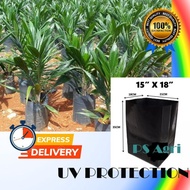 Plastic bag/zip lock plastic bag 15 x 18 Premium Quality UV Polybag (Nursery Plantation Bag) 15" X 1