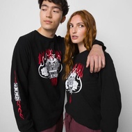 KAOS VANS X ONE PIECE LONG SLEEVE BLACK LENGAN PANJANG ORIGINAL
