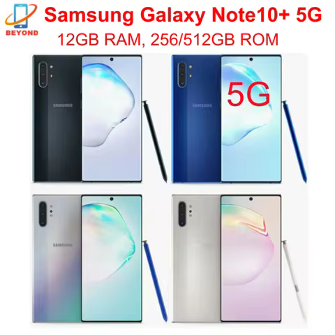 Samsung Galaxy Note10+ Note10 Plus 5G N976U N976B 256/512GB 12GB 6.8" AMOLED Octa Core Original 5G M