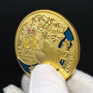 British Queen Commemorative Coins Foreign Coins Queen of England Coins Collectible Coins Commemorati