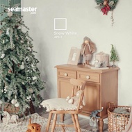 Interior Wall Paint Snow White AP3-2 Sheen Finishing | Seamaster Paint | 5L White | Silk Pro
