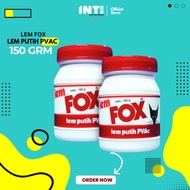Fox White Glue Multipurpose Paper Glue Wood Glue 150 gr FOX White Glue 150 GRAM Bottle / PVAC Glue