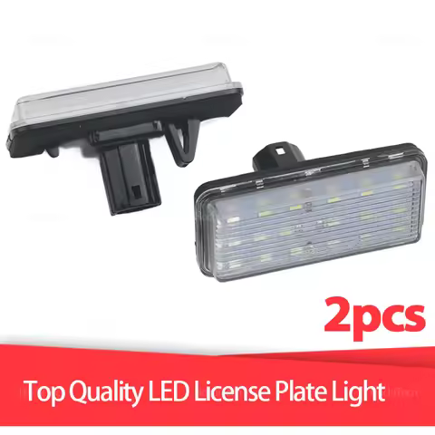 For Toyota Land Cruiser/Prado Reiz/Mark X J100 120 200 2x Car Rear LED SMD License Number Plate Ligh