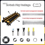 Dovetail Jig Porter Cable Machine 24inch, semi-transparent Dovetail Tenoning Machine Wood Cabinet Wo