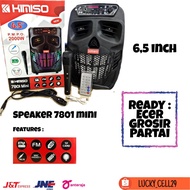 Speaker Aktif Bluetooth KIMISO / BRAINPOWER 7801 65 Inch Speaker Portable 7801 Mini