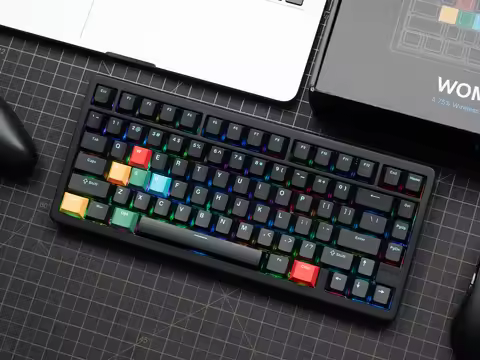 Womier SK75 TMR Wireless Magnetic Mechanical Keyboard 3-Modes Rapid Trigger Aluminum Keyboard