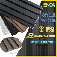 [ SNOA ] NeoWPC Fluted Wall Panel 9.5ft | WPC Panel Dinding Hiasan | Wood Slat Wall Decor | Kalis Ai