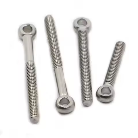 1/2/5pcs M5 M6 M8 M10 M12 304 Stainless Steel Eye Bolt Stud Articulated Anchor Bolt GB798