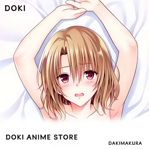 Dakimakura Cover To Love Ru Momioka Risa Anime Double-Sided Print Pillowcase Life-Size 2way Body Pil