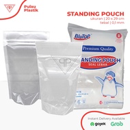 Standing pouch 20x29 thick / plastic clip Standing packaging size 20x29