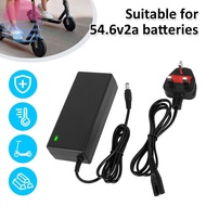 54.6V 2A-3A Battery Charger 48V Lithium Battery Charger Fast Charger Adapter with Output Protection UK Standard for Ebike Electric Scooter SHOPSBC5573