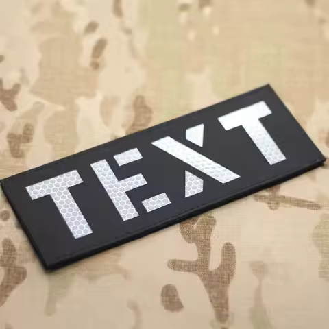 4x10inch Large-Sized Custom Text Patch Your Own Number Patches Laser Cutting Patches Custom Infrared
