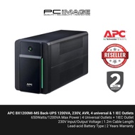 APC BX1200MI-MS Back-UPS 1200VA, 230V, AVR, 4 universal & 1 IEC outlets Battery Backup