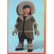 PLAYCAR FIGURES 70139 THE MOVIE SERIE 2 02 INUIT ESKIMO WITH HUSKY figure