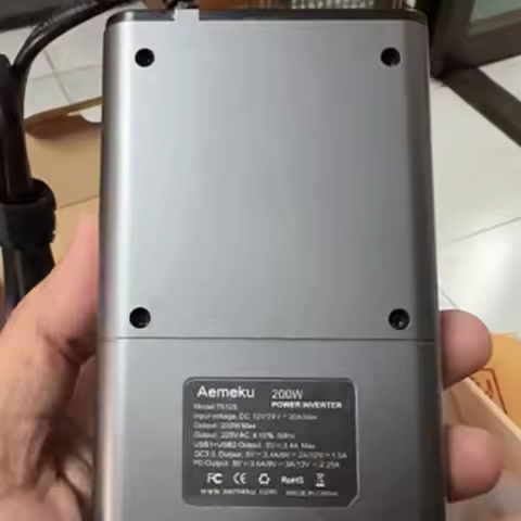 12V/24V To AC 220V Car Inverter Power Adapter QC3.0 Auto Converter Digital Display Charger Socket 4 