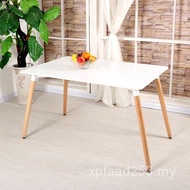Rental House W8 Simple White Combination Eames Desk Small Apartment Negotiation Dining Table Dining 