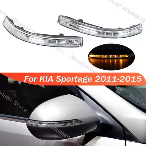 For Kia Sportage 2011 2012 2013 2014 2015 Side Rearview Mirror Turn Light Signal Indicator Lamp Ligh