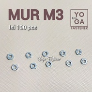 100 pcs M3 Nuts
