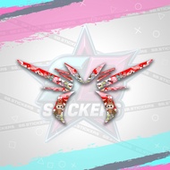 STICKER DECALS for AEROX V2 (AV2LADE) By SB 2.0 (SOFIE LAMINATED WATERPROOF)