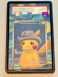 13668靚號碼Pokemon X Van Gogh Pikachu with Grey Felt Hat 卡牌