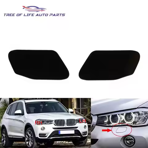 51117347931 51117347932 Front Bumper Headlight Washer Spray Nozzle Jet Cover Cap For BMW X3 F25 2014