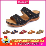 READY STOCK🎁WEBEE 413 Devika Ladies Wedges Women Sandals