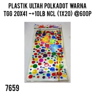 1 BKS - POLKADOT BIRTHDAY PLASTIC SIZE 20X41