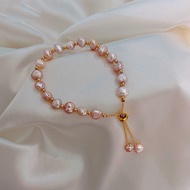 Baroque Natural Freshwater Pearl Bracelet Fishtail Niche Design Student Girlfriends Sisters Simple B