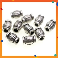 Beads,Tube Bead,10x6mm, Antique Silver Plated,Zinc Alloy,Tube Shape,Diy,L1-01649