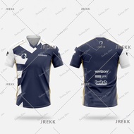 Men's Liquid Team Breathable Short Sleeve T-shirt Esports Game Uniform Tops