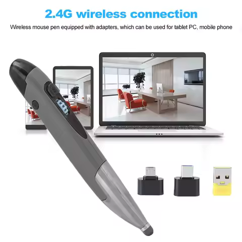 2.4G Mouse Pen ABS Mouse Pen Mouse Pen Mouse Pen 2.4G Wireless ABS Capacitive Screen Handwriting wit