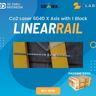 ZKLabs CO2 LS-6040 Laser 6040 X Axis Linear Rail with 1 Block