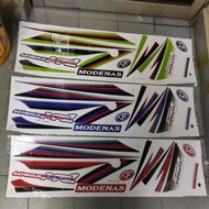 Stiker sticker body stripe cover set (2) modenas kriss mr1 mr 1