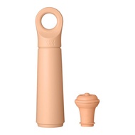 荷蘭 Vacu Vin Loop抽真空器+酒瓶塞(珊瑚橘) | 真空瓶塞