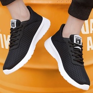 Men's Shoes Casual Mesh Cloth Shoes Safety Shoes Summer Sports Breathable Men's Non Slip Wear-Resistant Work Spring and Autumn Fashion Shoes